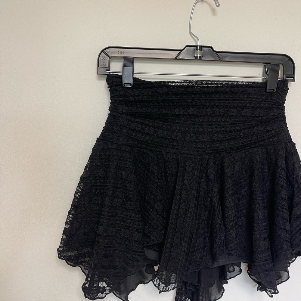Windsor Black Lace Mini Skirt